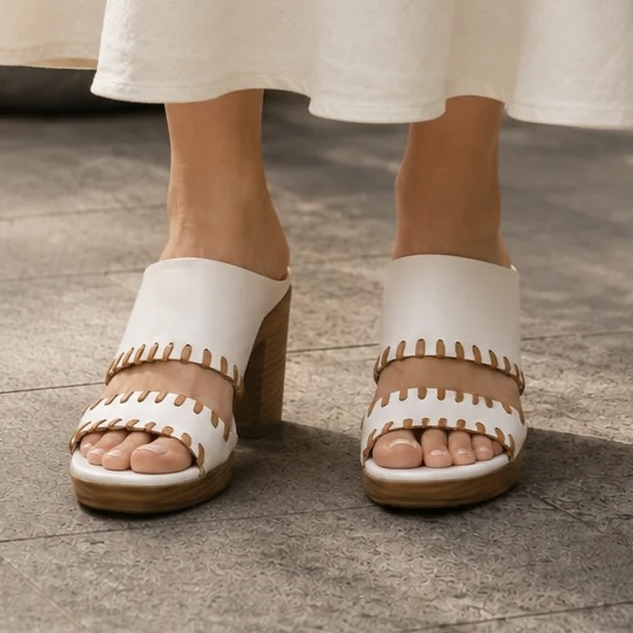 Ladies Genuine Leather Tel Aviv Heels