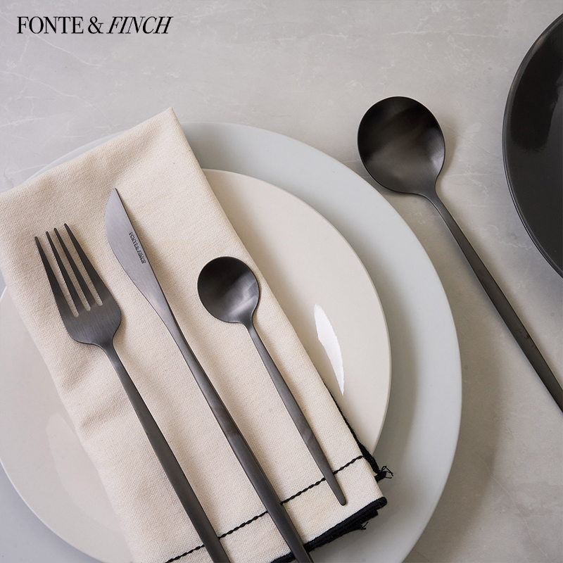 24-Piece Premium Stainless Steel Cutlery Set