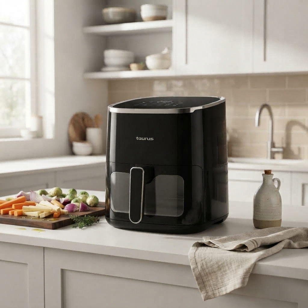1450W 4.6L Digital Air Fryer with Viewing Window (Model: 973460)