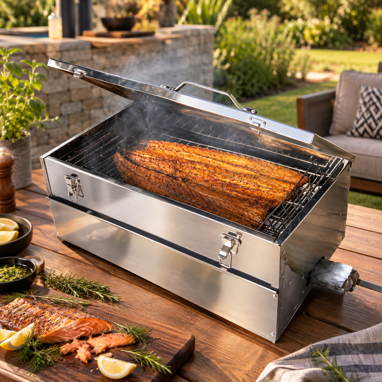 Heavy-duty Smoker Box