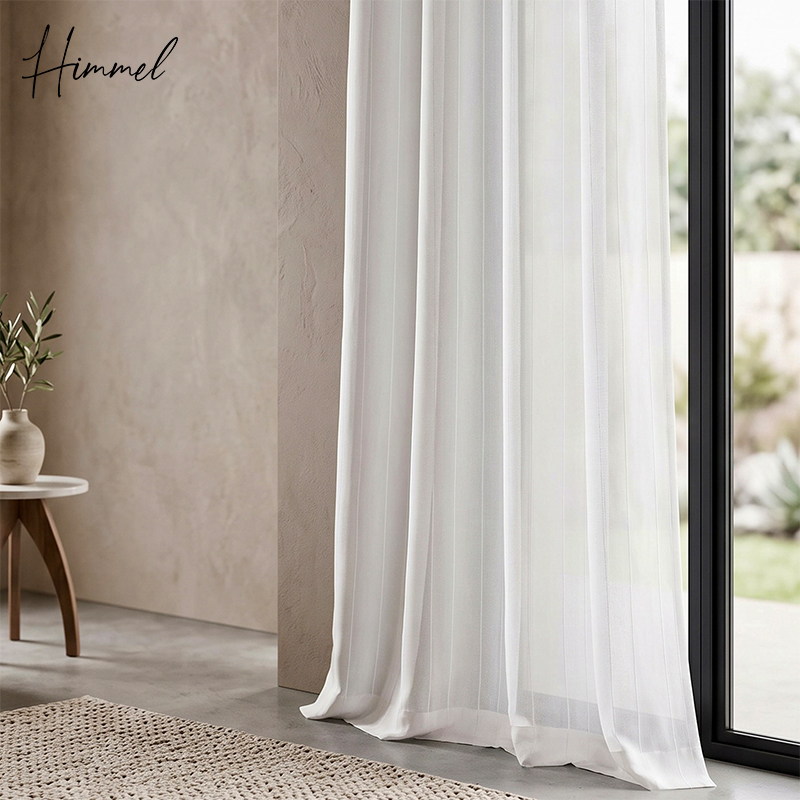 Skye Textured Weave Sheer Eyelet Curtain