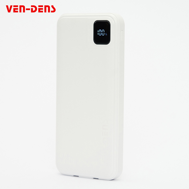 10000mAh Power Bank with Built-in Cables