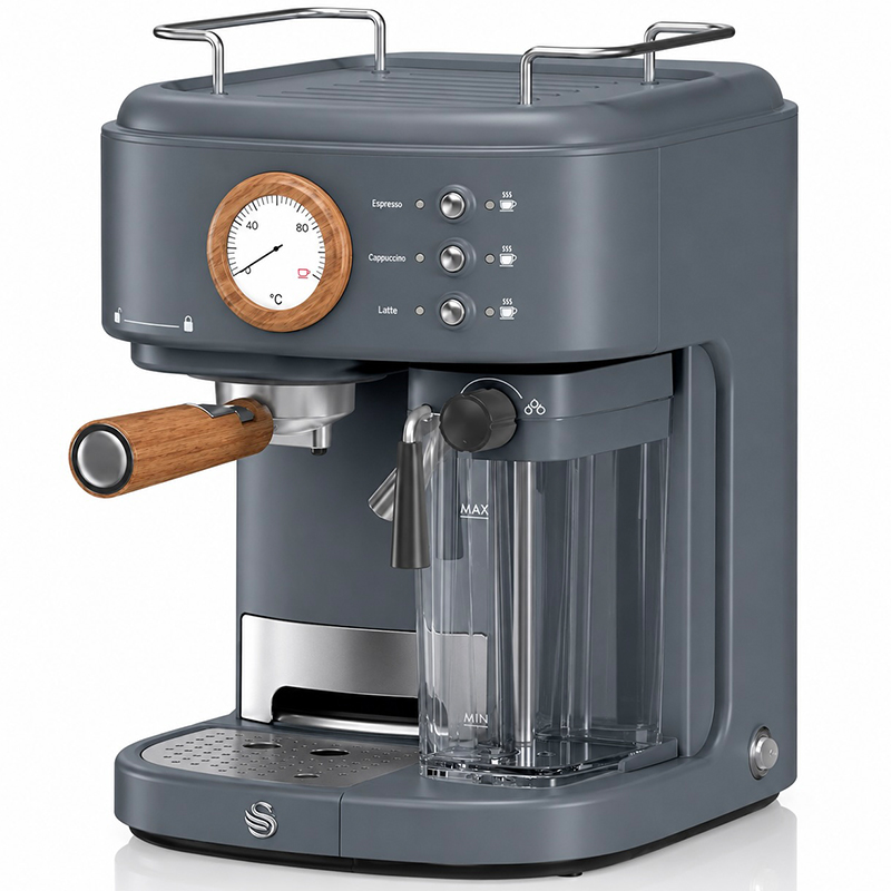 Nordic Slate Grey One Touch Espresso Maker