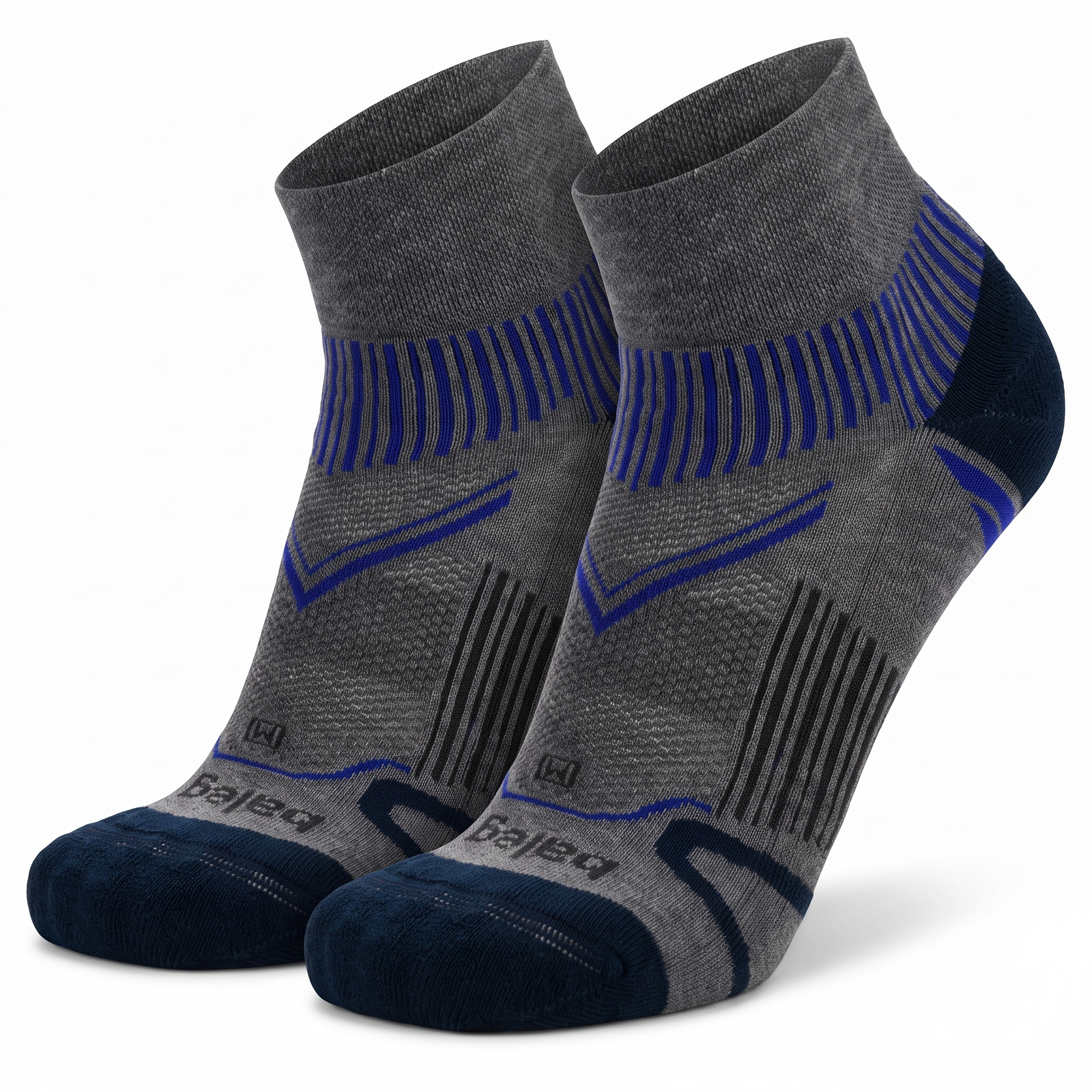 2x Pairs of Unisex Enduro Quarter Running Socks