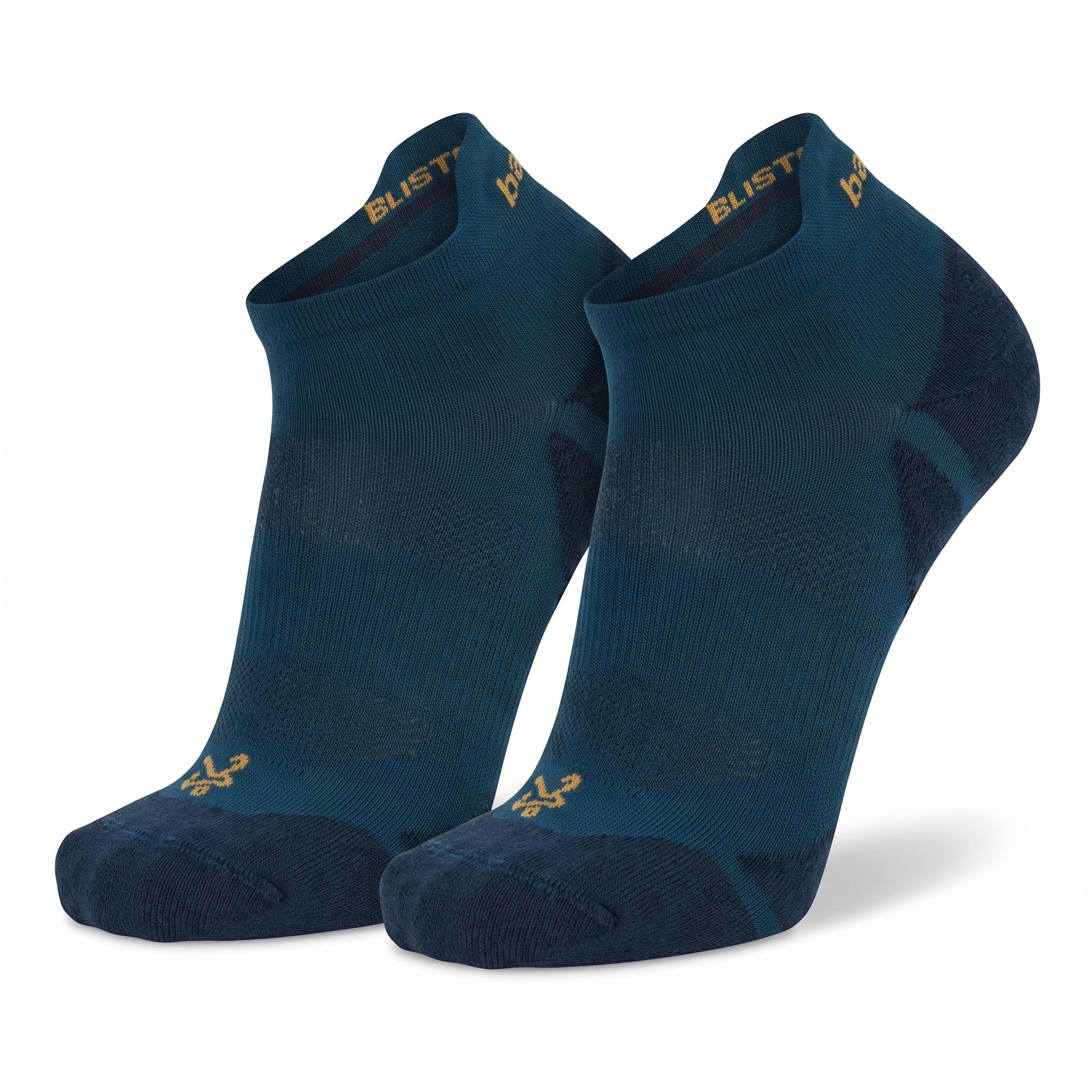 2x Pairs of Blister Resist Light No Show Running Socks
