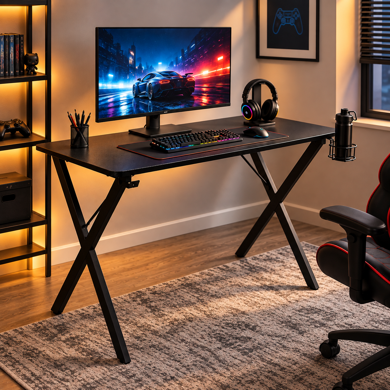 Functionality Illustration - Only desk included