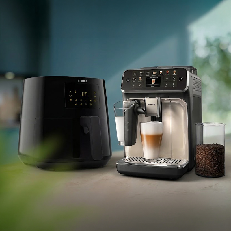 27% off on Philips Espresso Machine & Airfryer | OneDayOnly