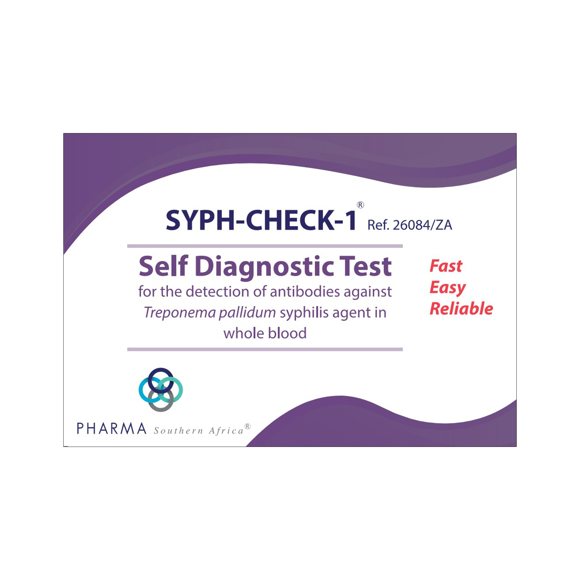 2x Syph-Check-1 Self Diagnostic Test Kits