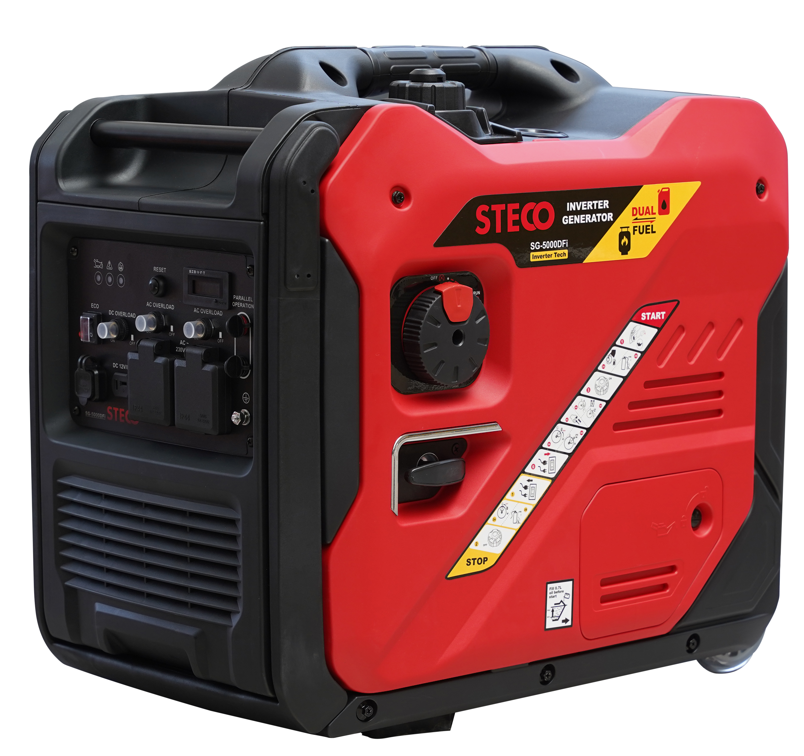 5000W Duel Fuel Inverter Generator (Model: SG-5000DFI)