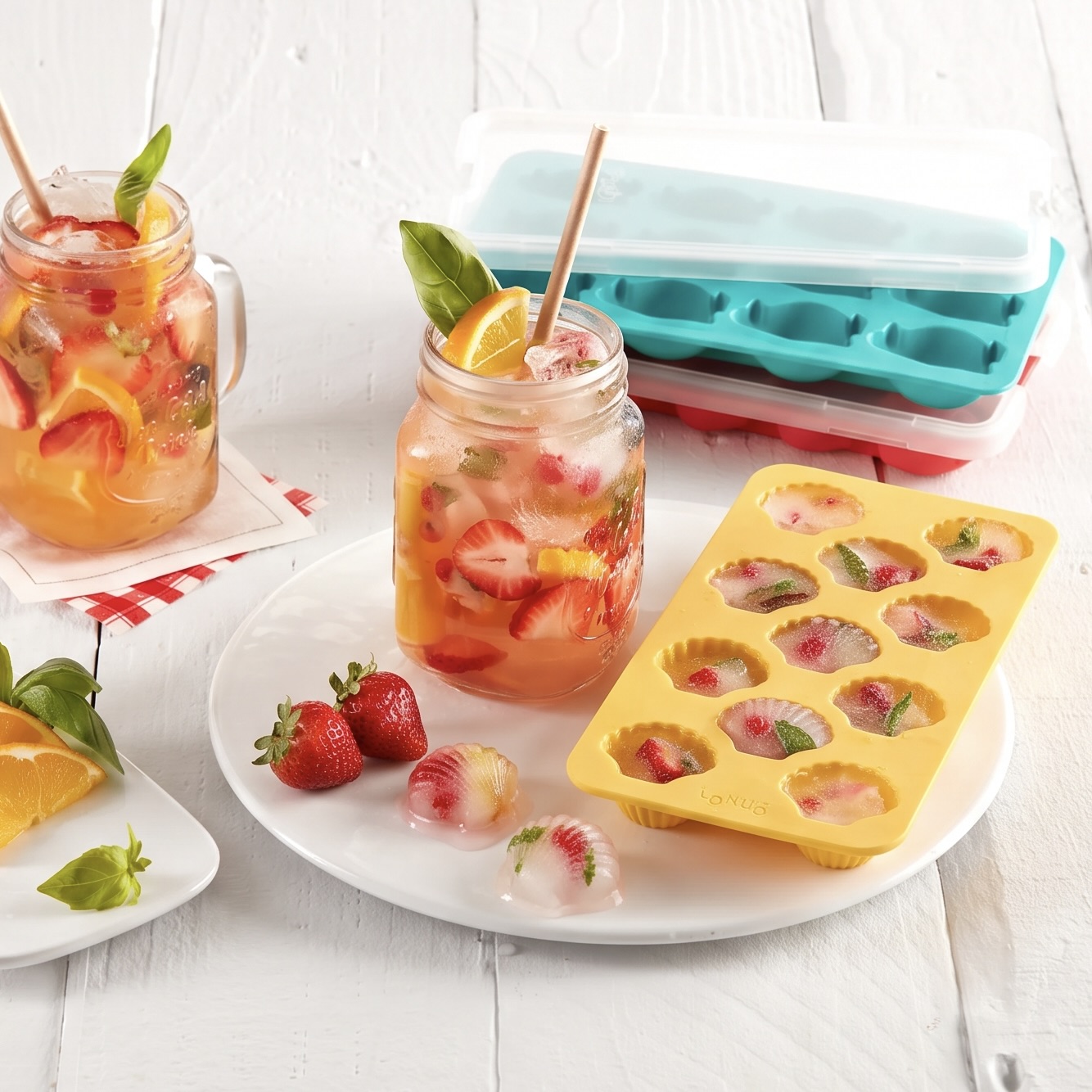 Silicone Ice Mould with Lid