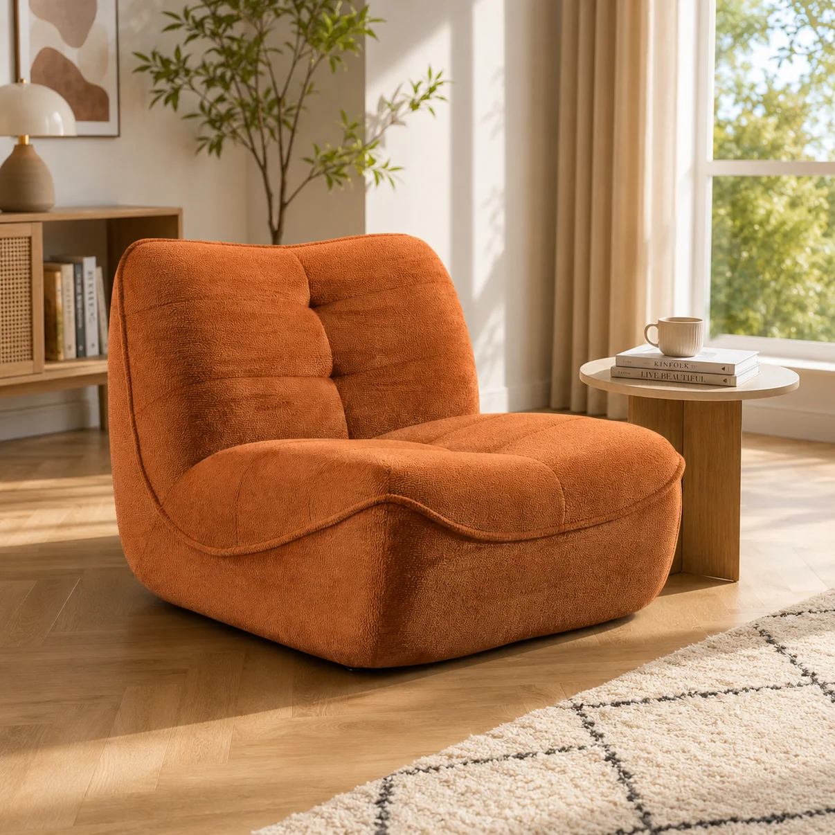 Compressed Ergonomic Memory Foam Sofa