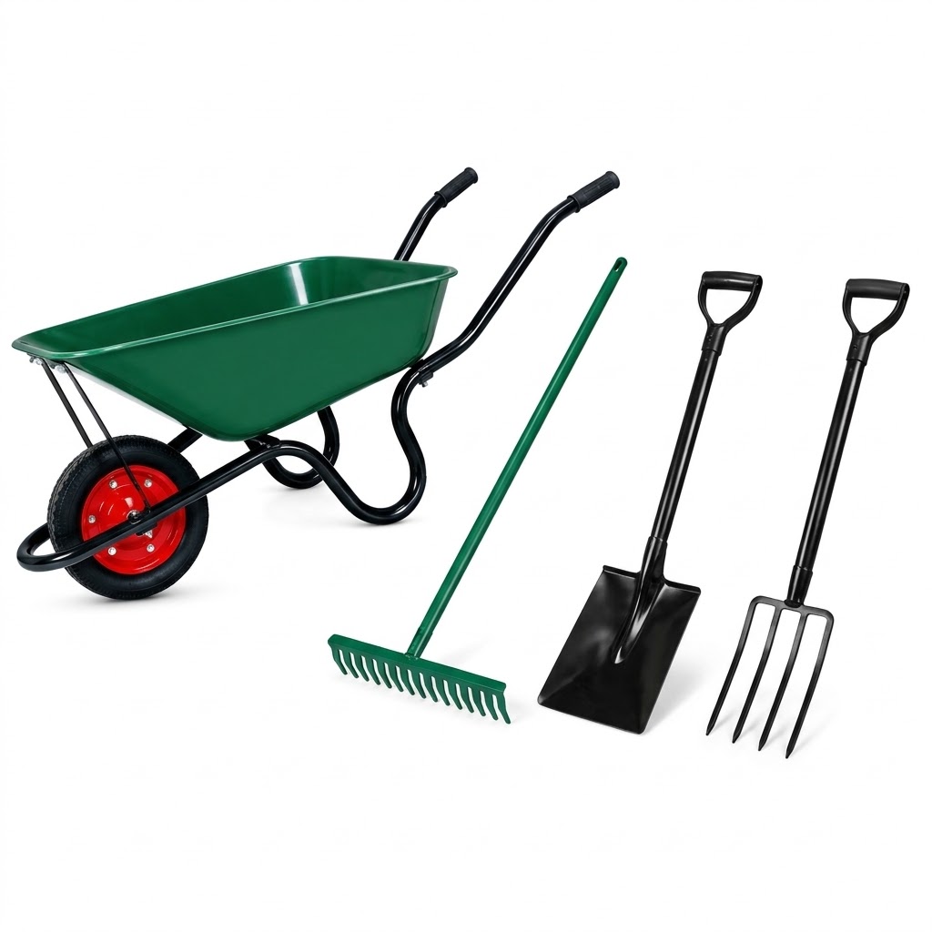 4-Piece Garden Tool Combo