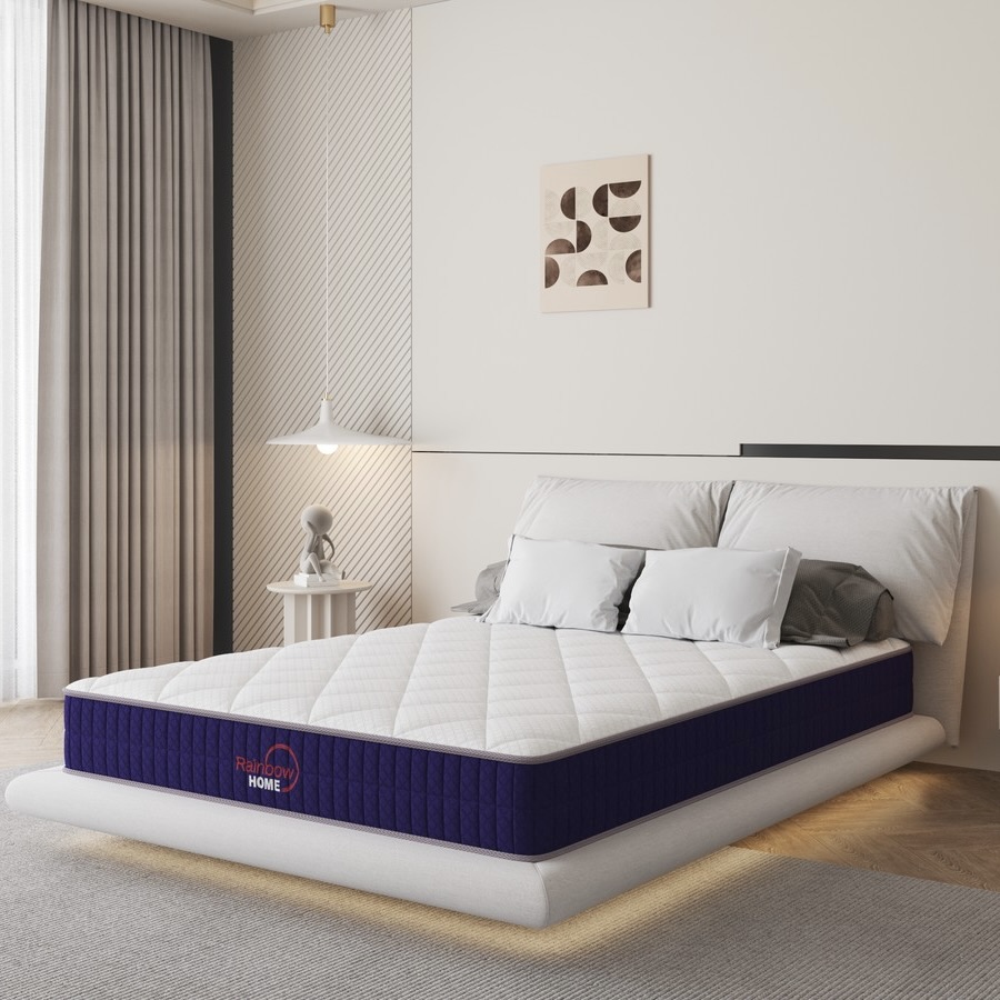 19cm Quincy Spring Mattress with Memory Foam
