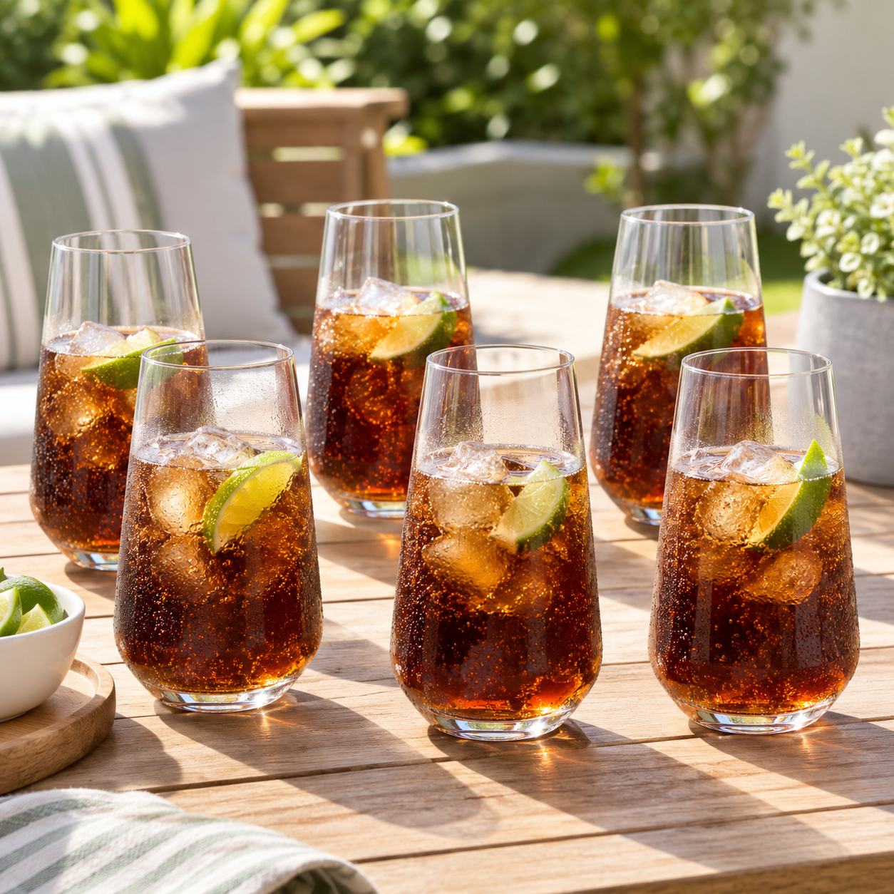 6x 440ml Siesta Crystal Highball Glasses