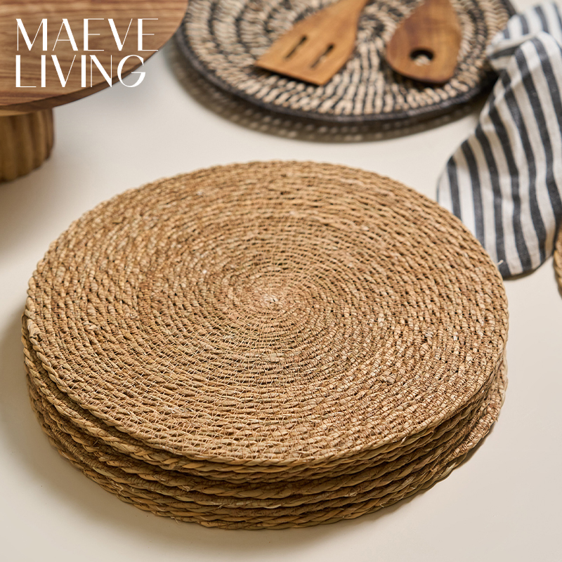 10x Woven Natural Placemats