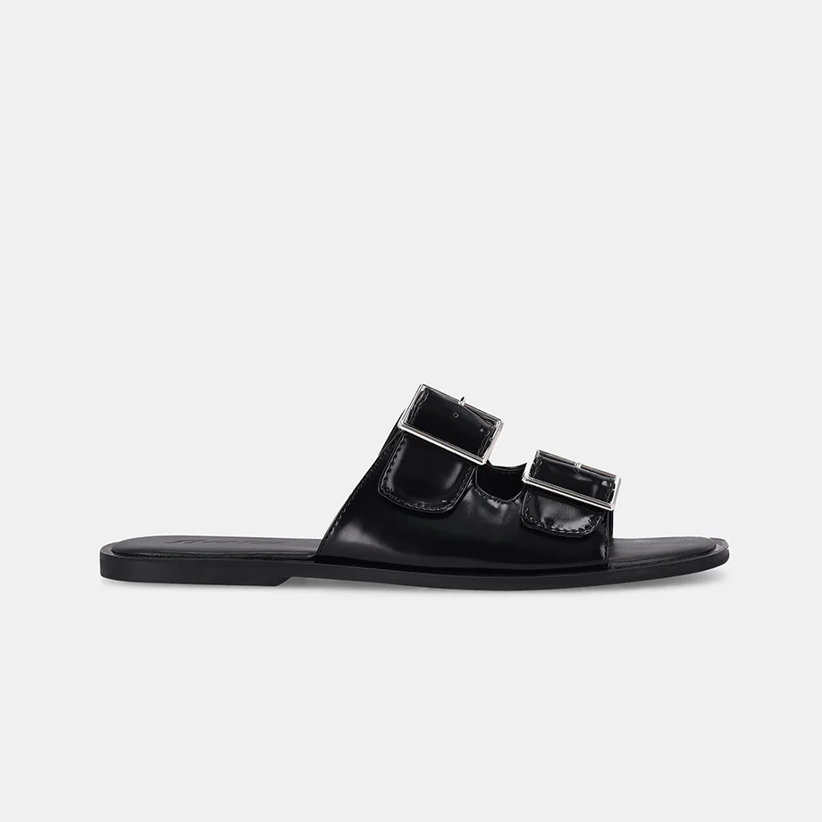 Ladies Taylor Wide Strap Adjustable Buckle Sandals