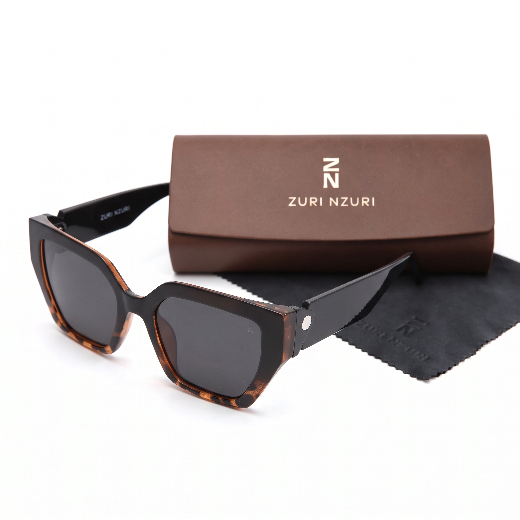 Ladies UV400 Polarized Square Sunglasses