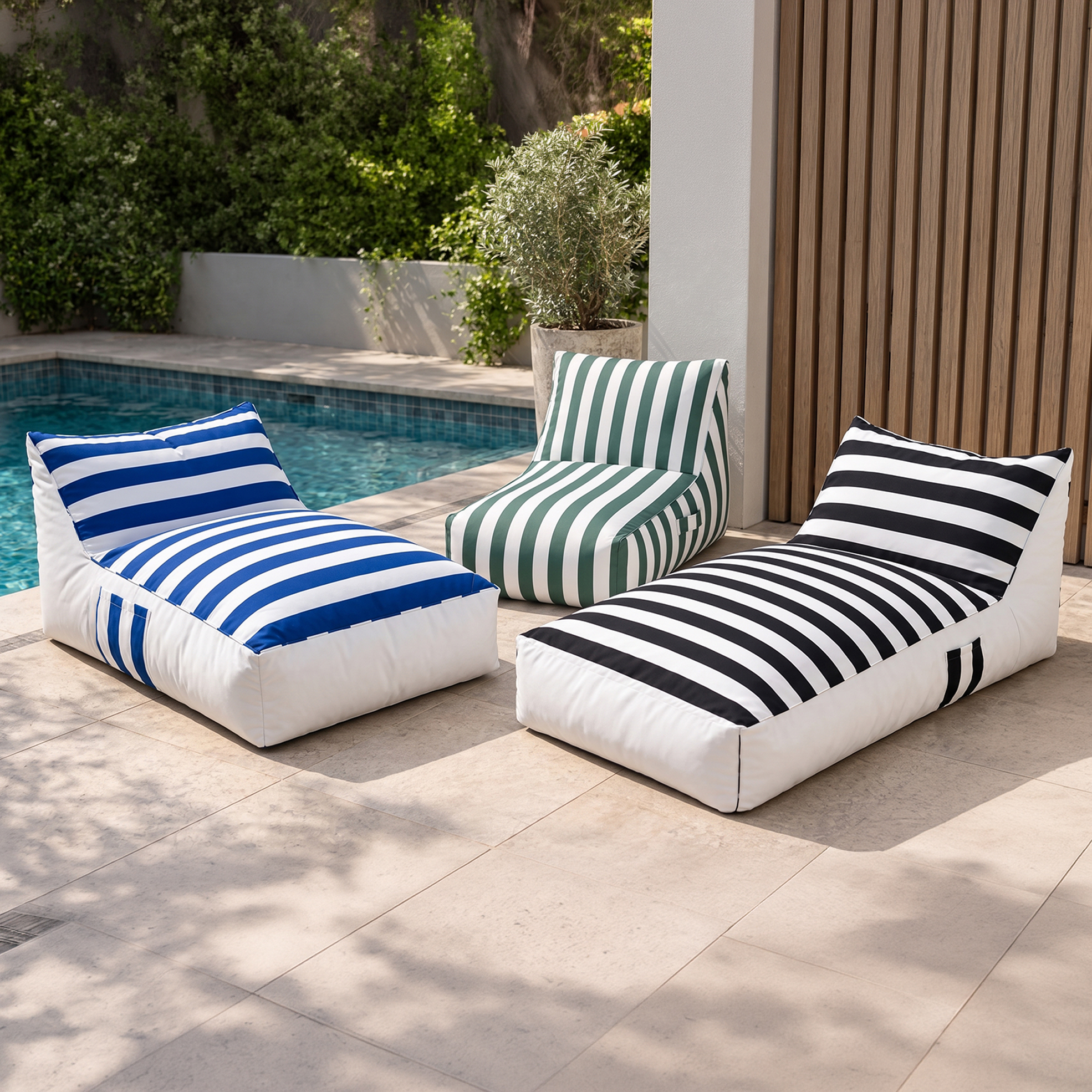 UV‑Protected and Weather-Resistant Chaise Bean Bag Lounger