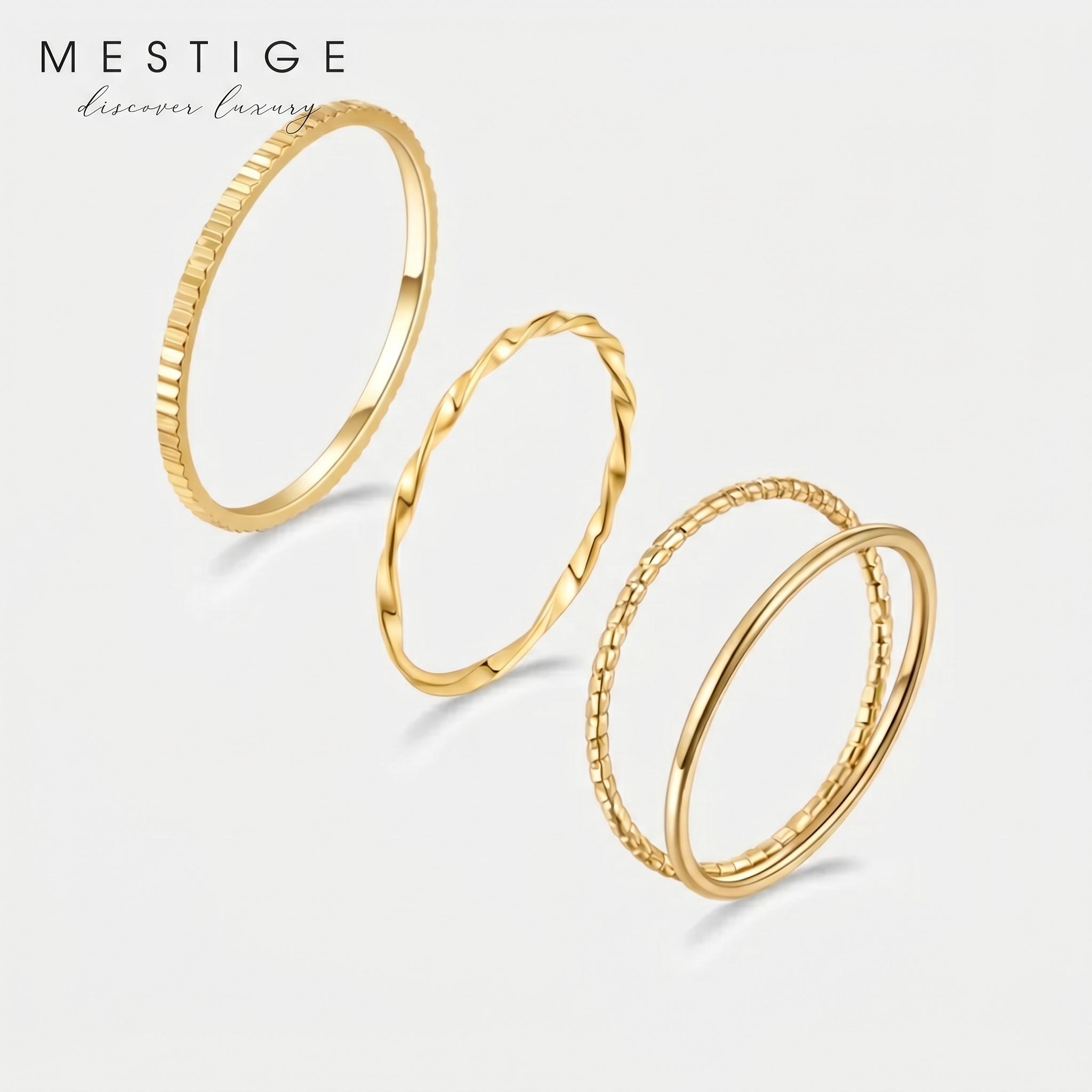 Illusion Stackable Ring Set