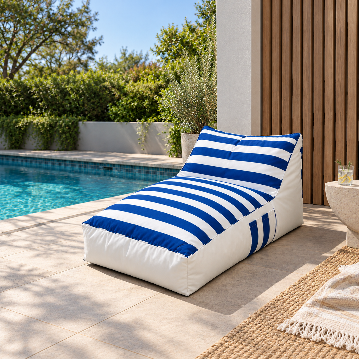UV‑Protected and Weather-Resistant Chaise Bean Bag Lounger