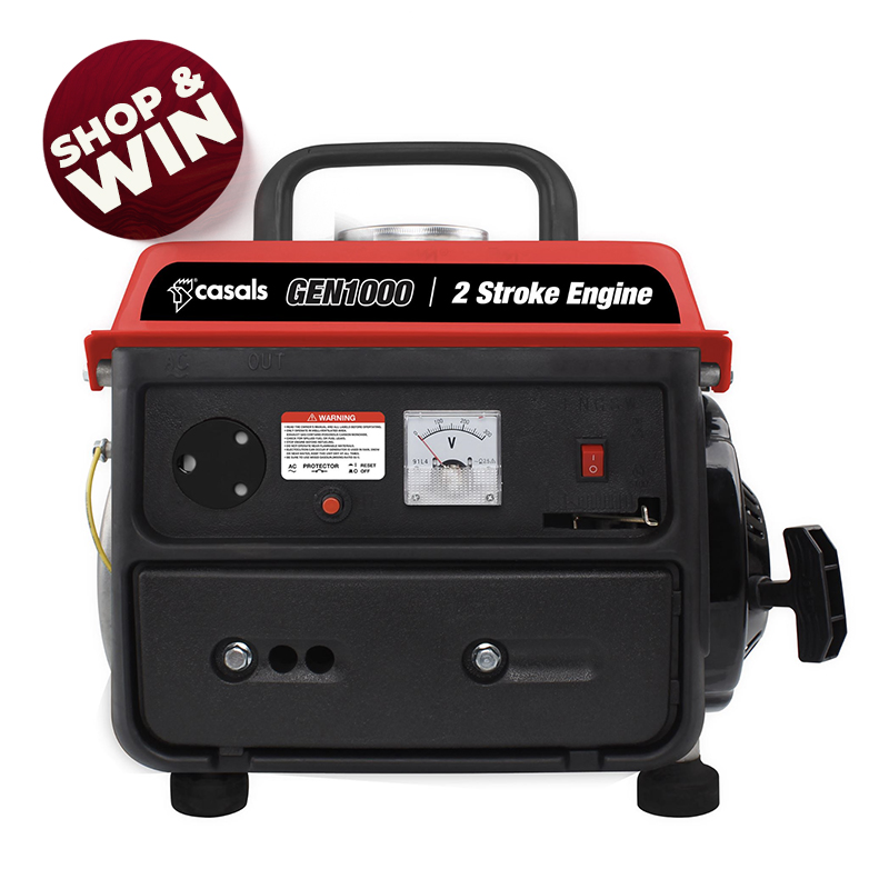 750W 2-Stroke Portable Recoil Start Generator (GEN1000)