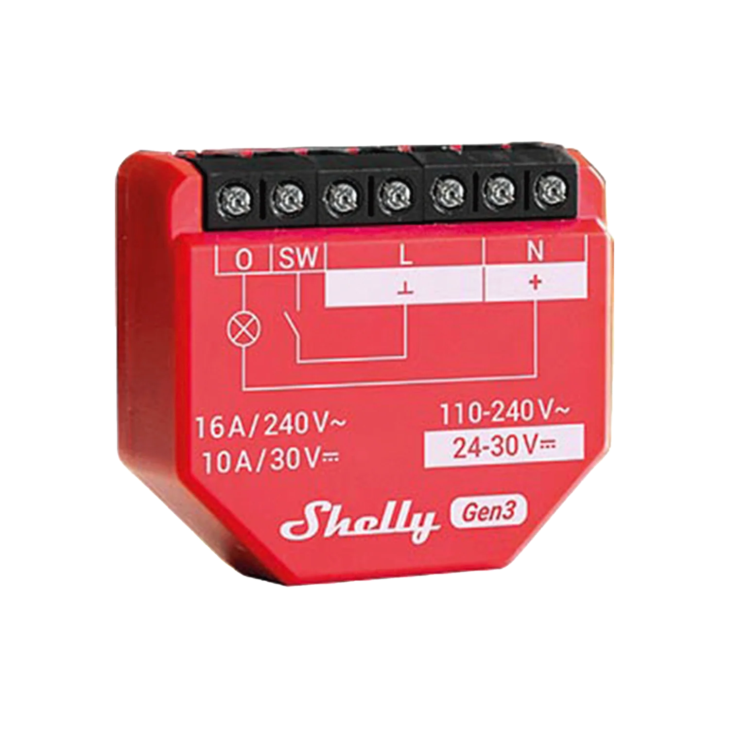 Smart Wi-Fi Relay Switch Gen 3 with Power Monitoring (Model: 1PM)