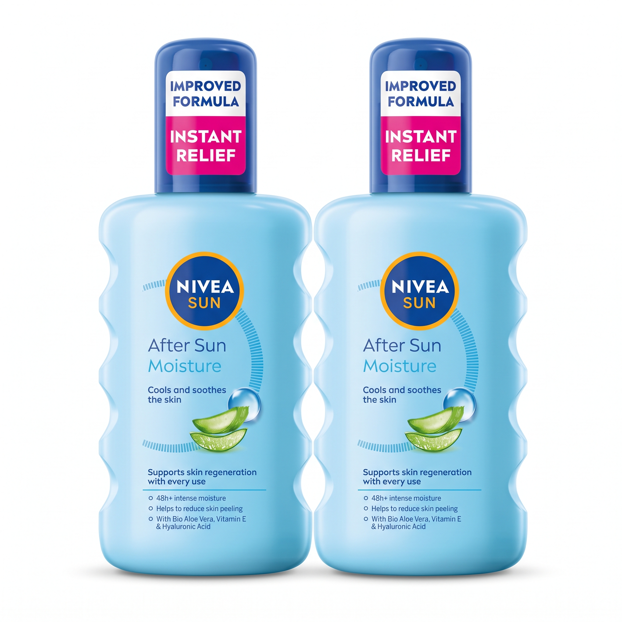 2x 200ml After Sun Moisturising Sprays