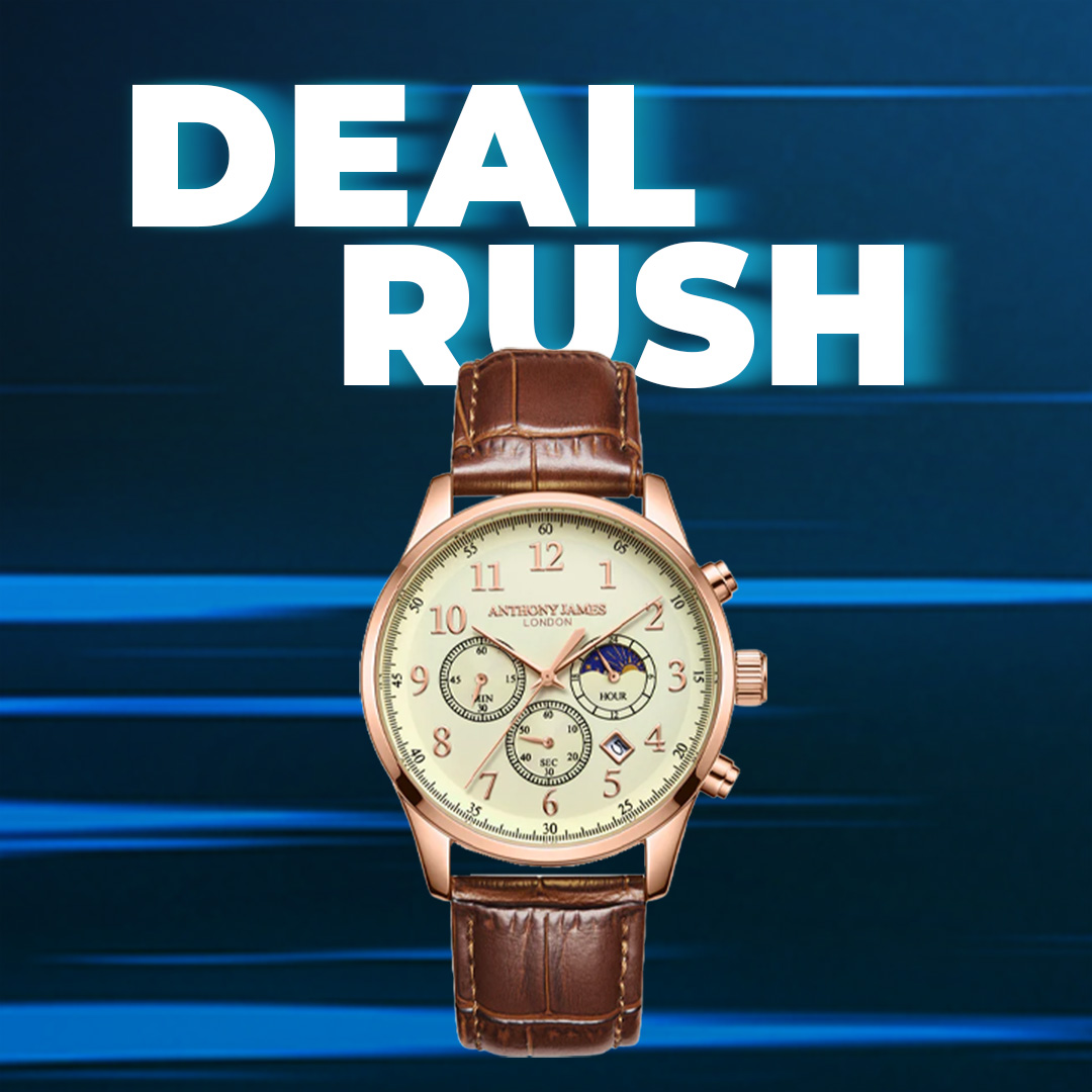 Men's Hand Assembled Day/Night Chronograph Watch