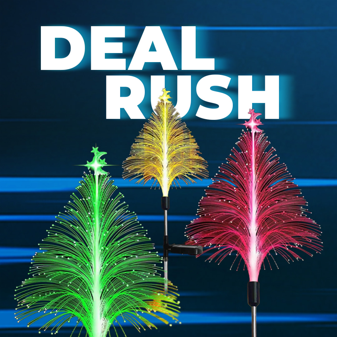 2x Solar Powered Fireworks Garden Lights