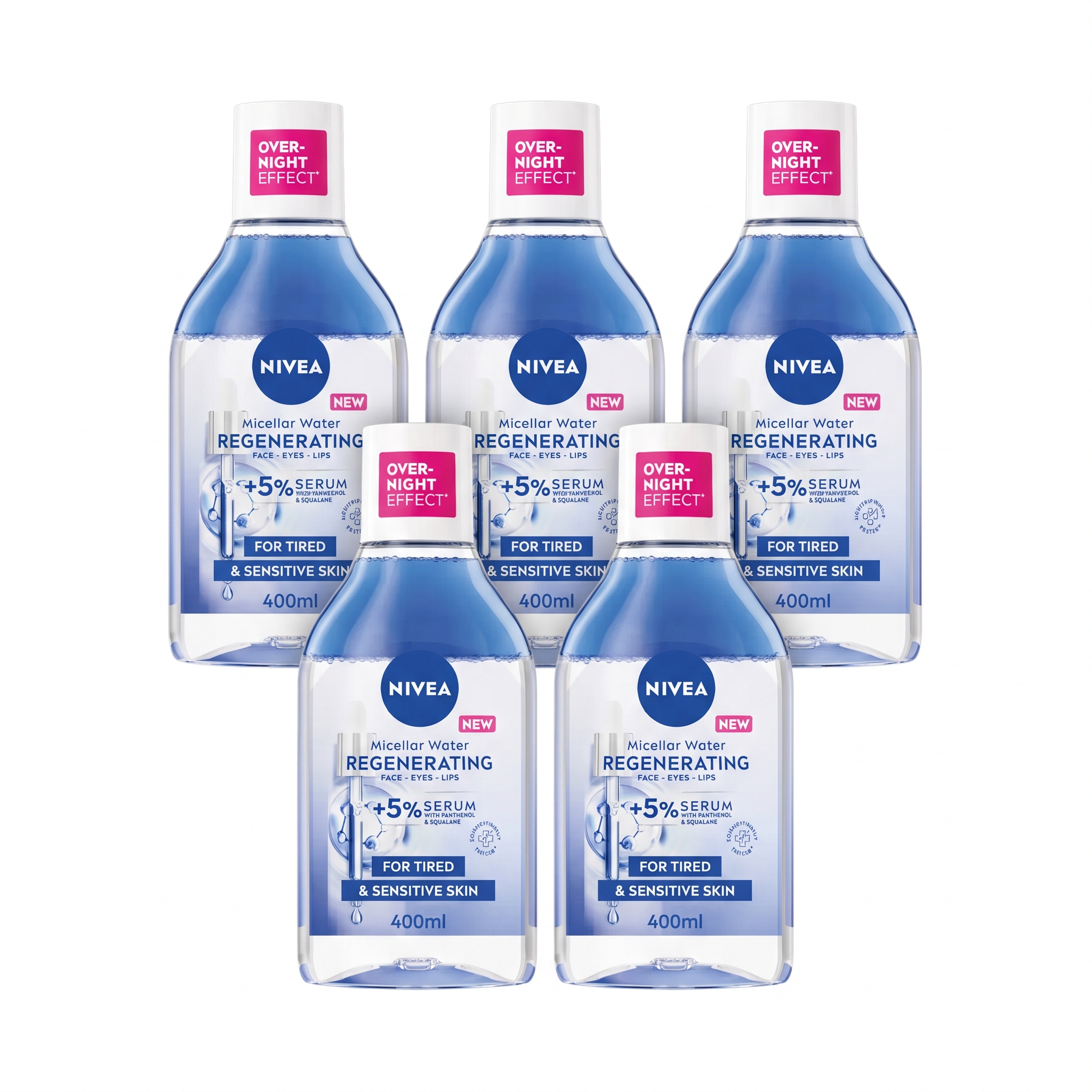 5x 400ml Micellar Waters