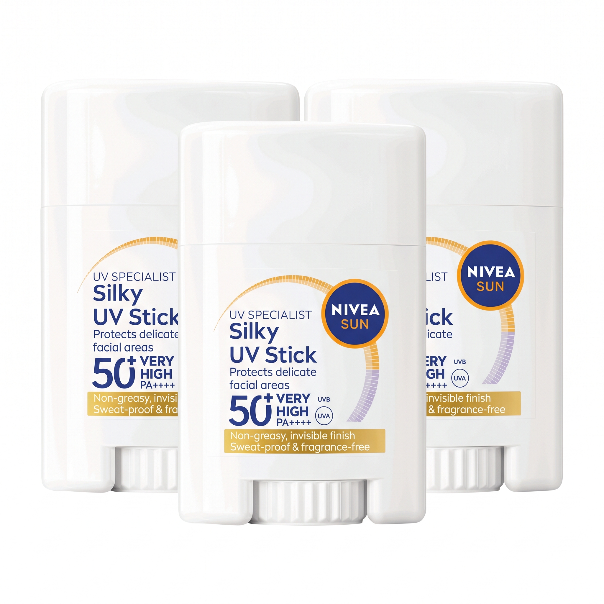 3x 15g SPF50 UV Stick Face Creams