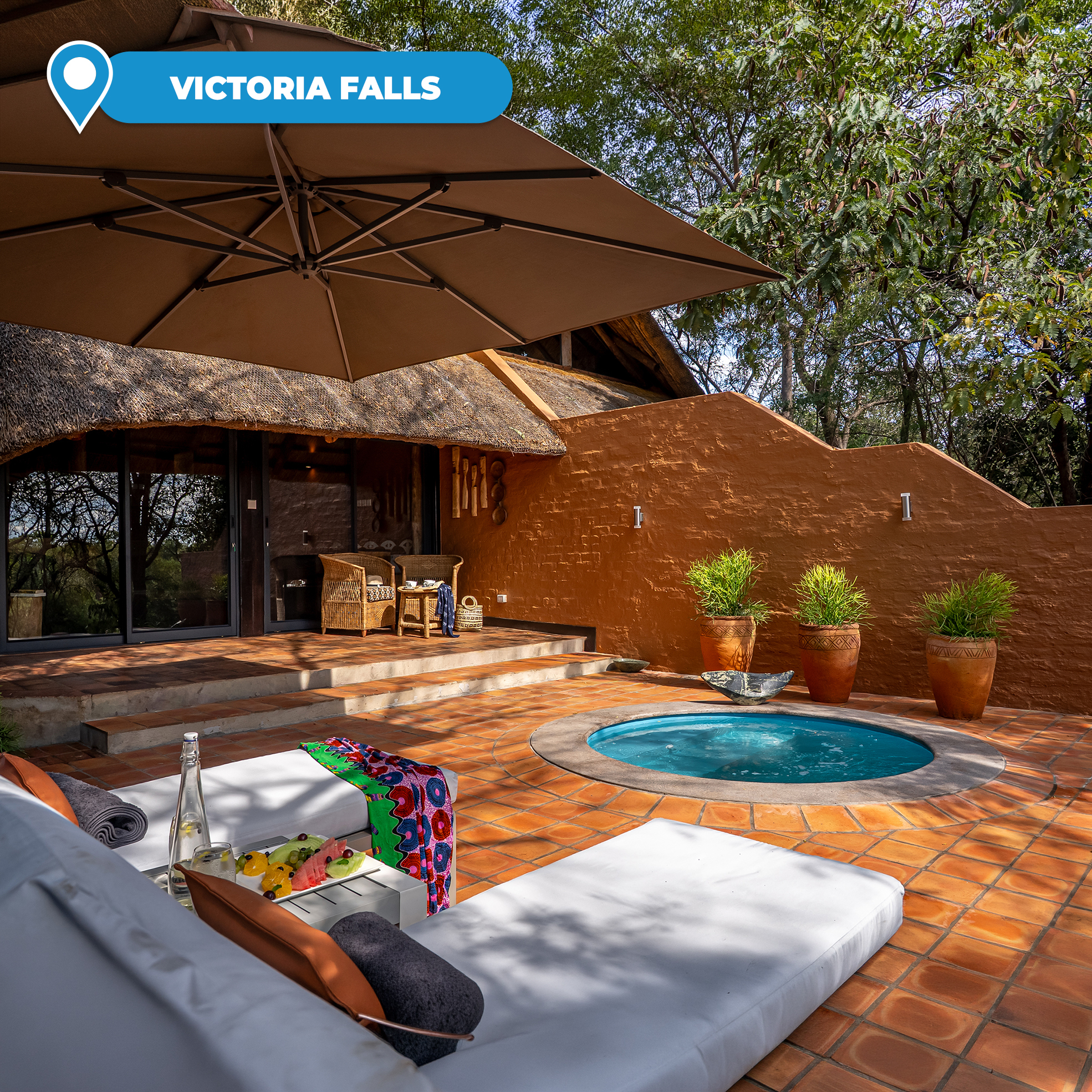 3-Night Stay at 5* Albida Victoria Falls in a Deluxe Villa