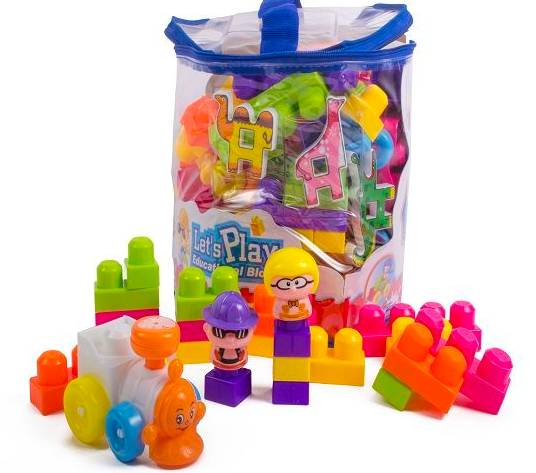 126-Piece Building Blocks Set with Figures