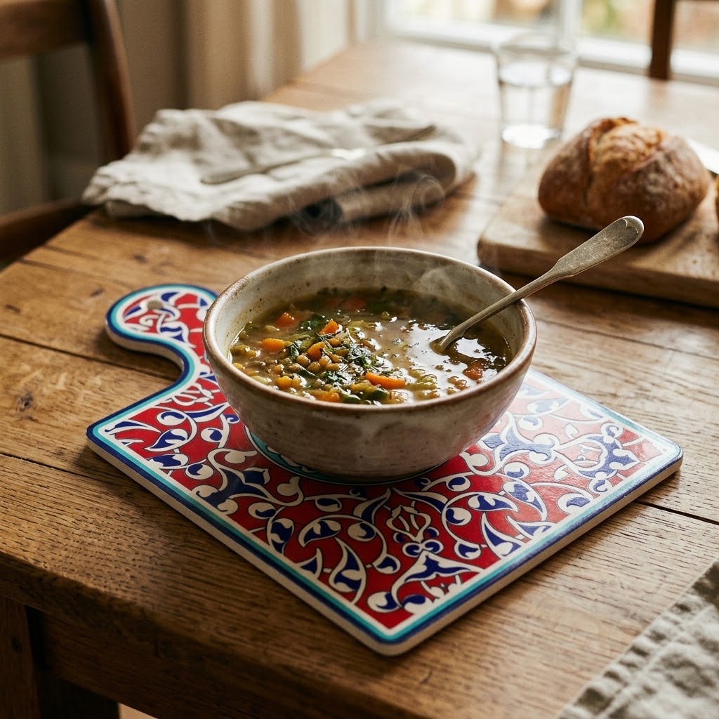 24cm Bohemian Absorbent Pot Coaster