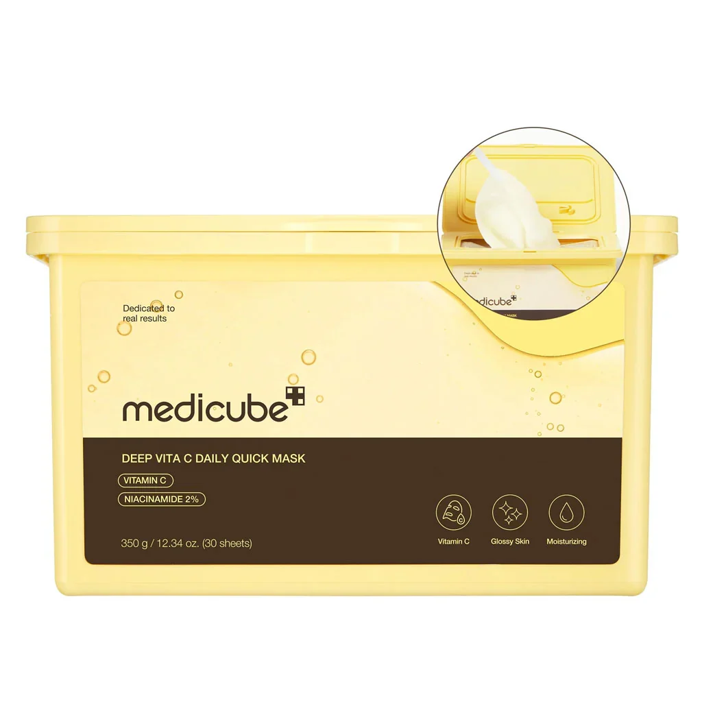Deep Vita C Daily Quick Face Mask Tub (30's)