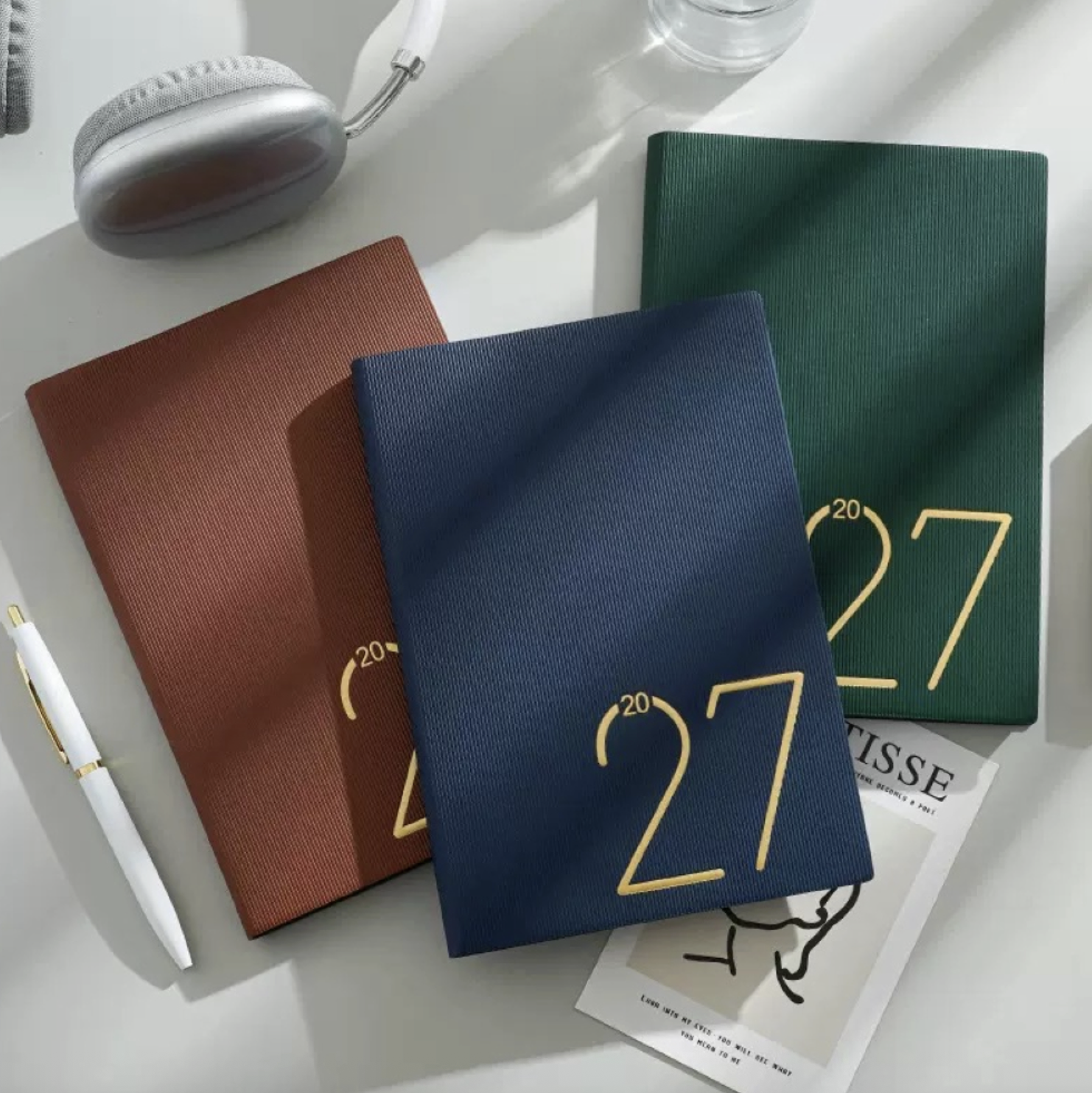 2027 A5 Ribbed Diary and Planner