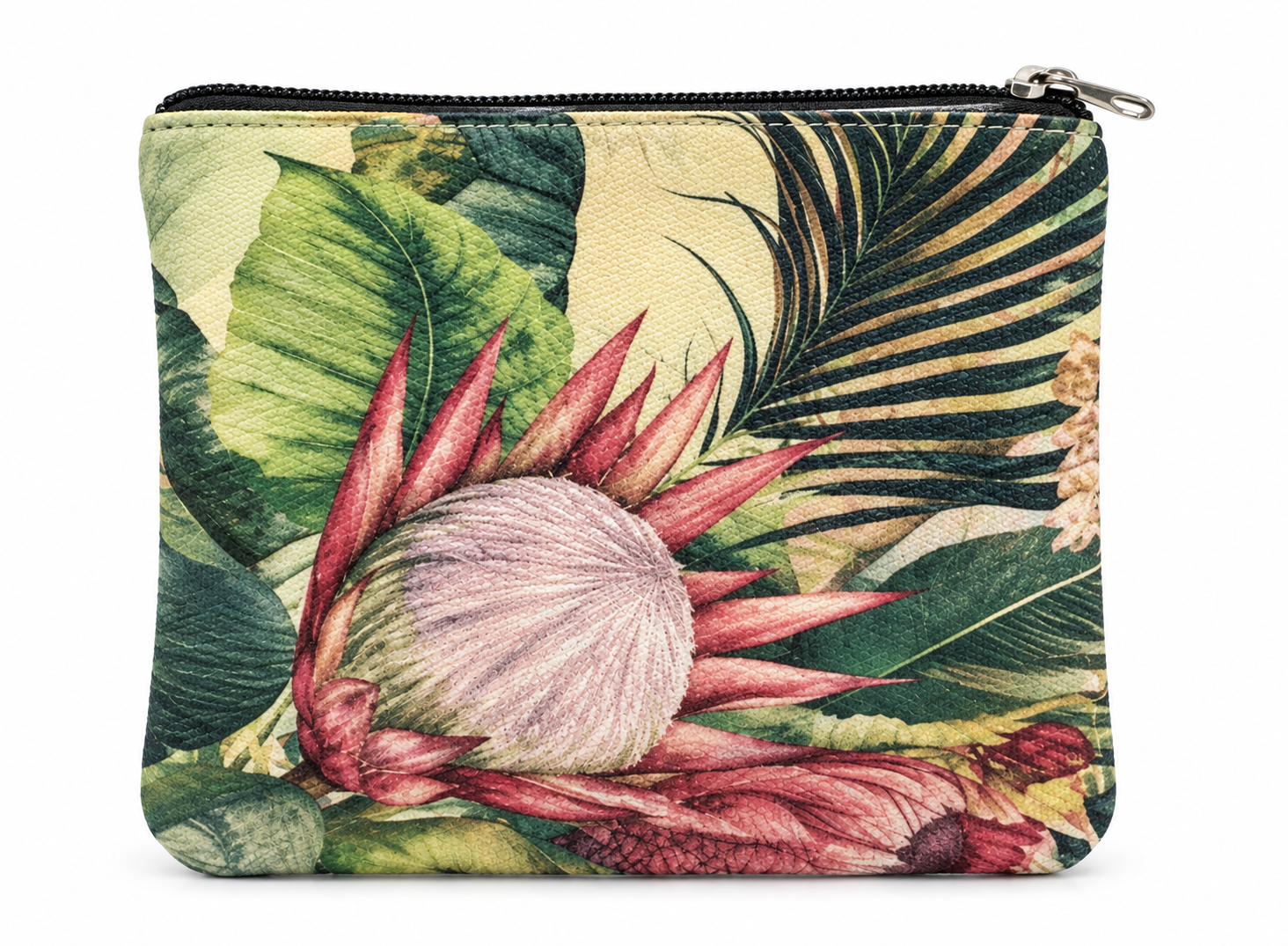 Printed Leather Coin Purse