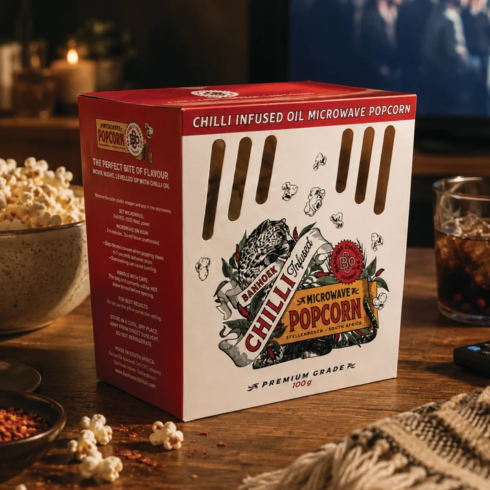 Chilli Oil Microwave Popcorn Bag Gift Box
