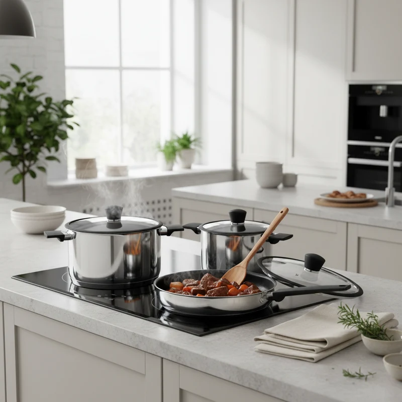 8-Piece Stainless Steel Cookware Set