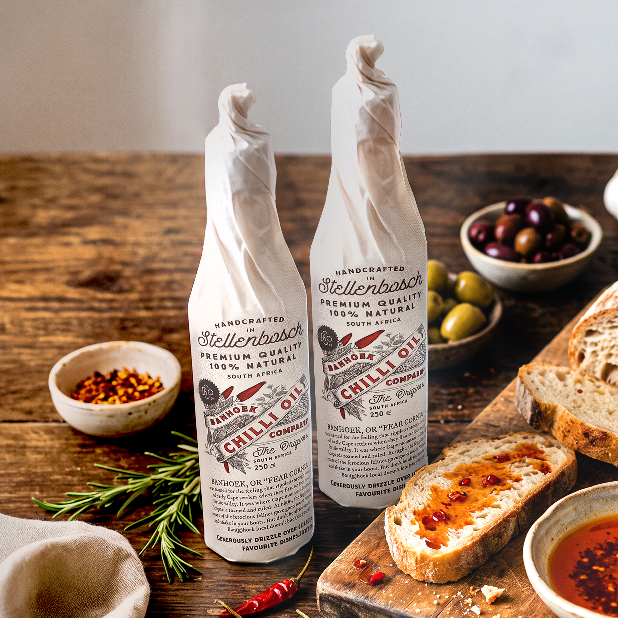2x 250ml Wrapped Original Chilli Oil Gifting Bottles