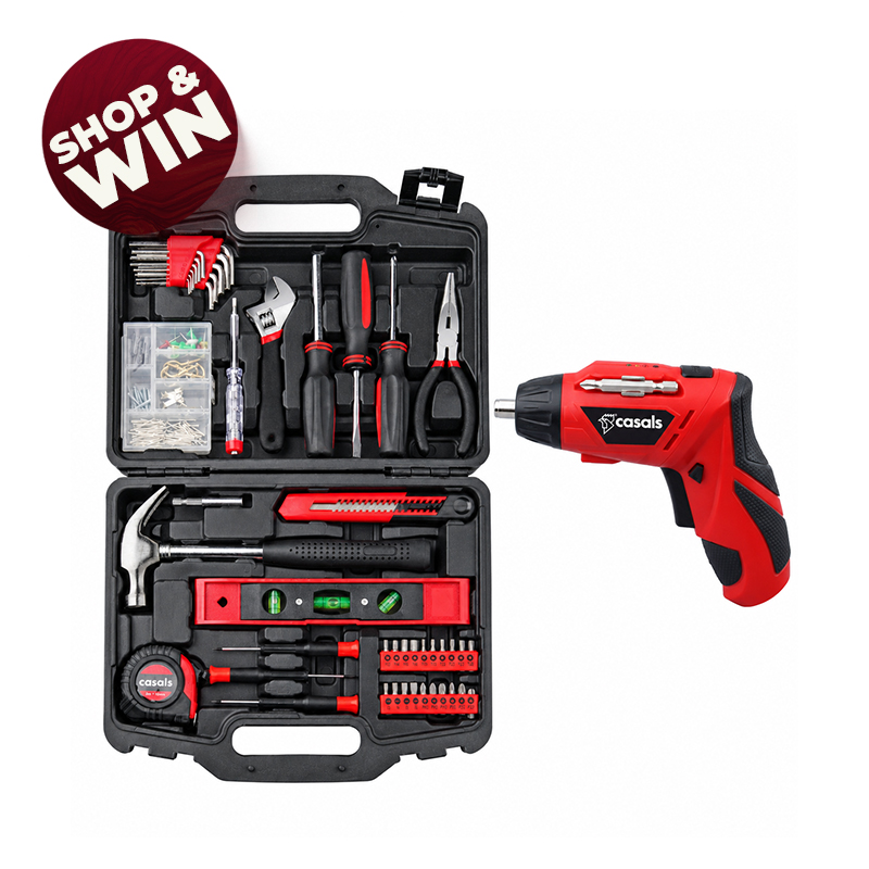 145-Piece Hand Tool and 3.6V Cordless Screwdriver Combo