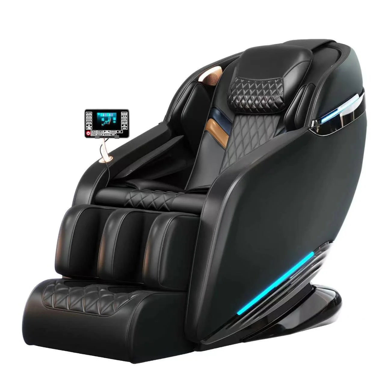 8D Fixed-Point Full Body Massage Chair with Zero Gravity and Heat