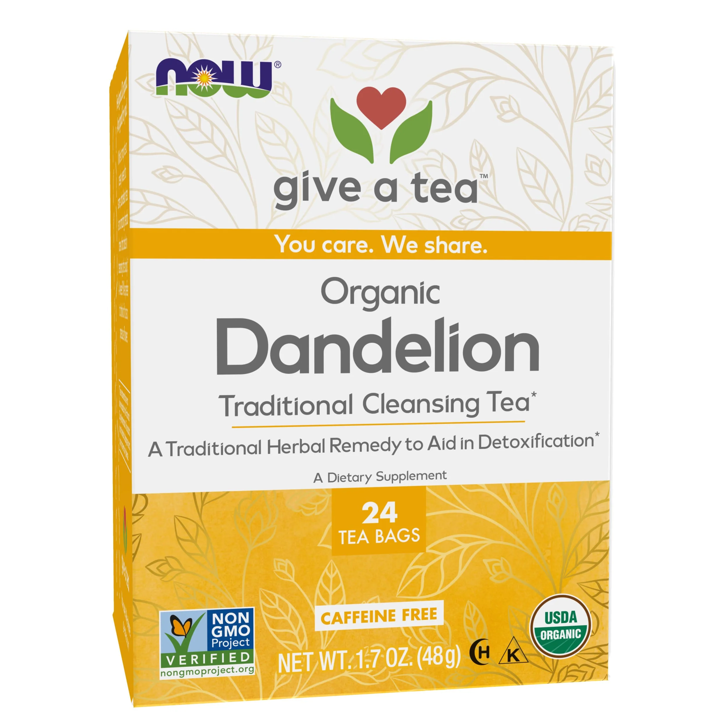 Organic Dandelion Tea Bags (24's)