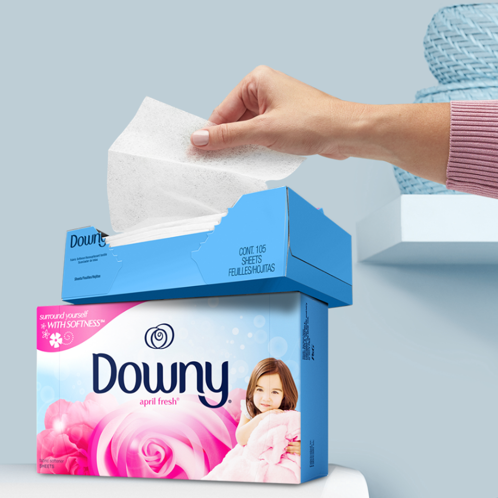 3x 34's April Fresh Scented Dryer Sheets