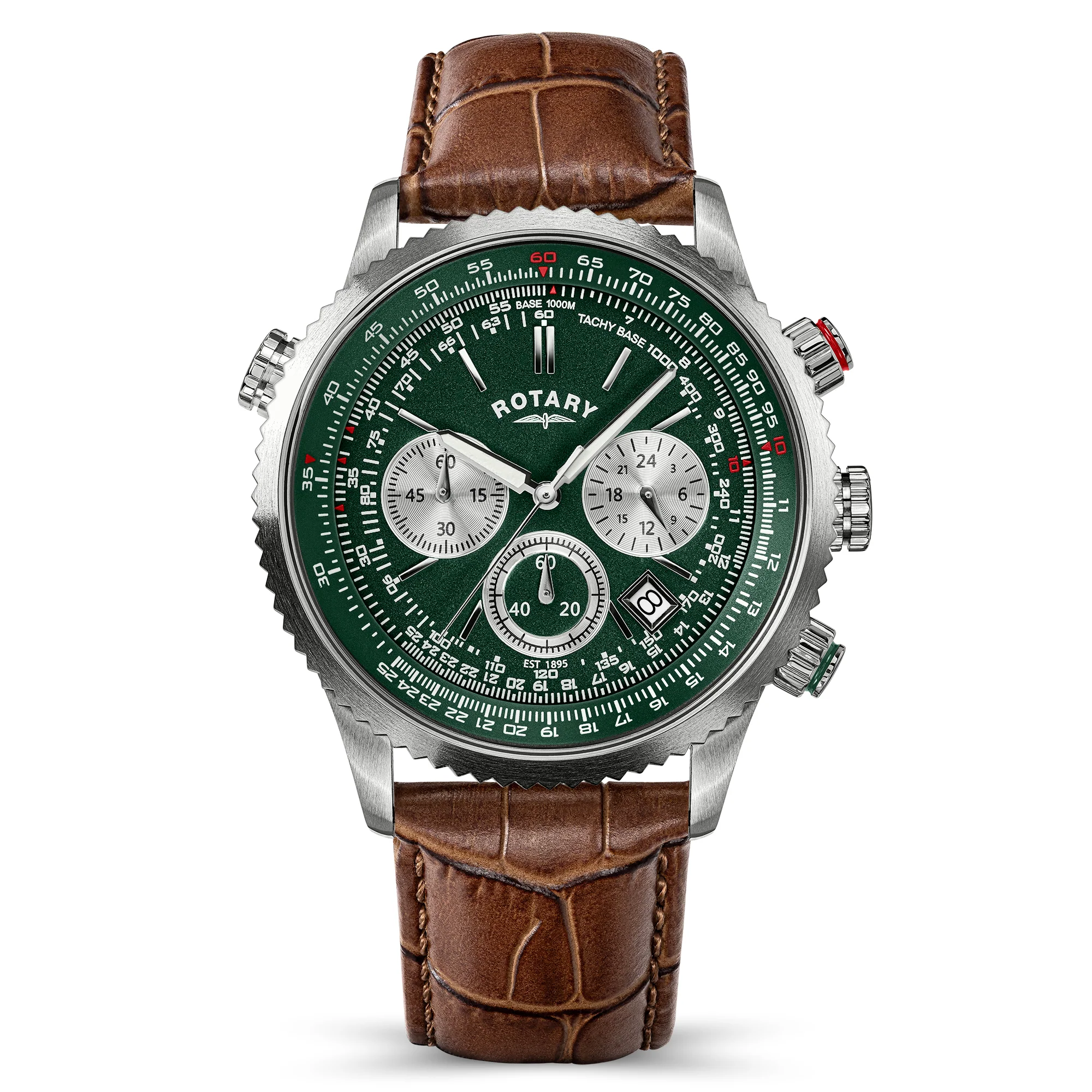 Green, Brown Strap