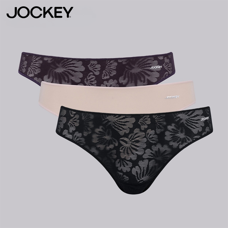 3x Ladies No Panty Line Lace Underwear