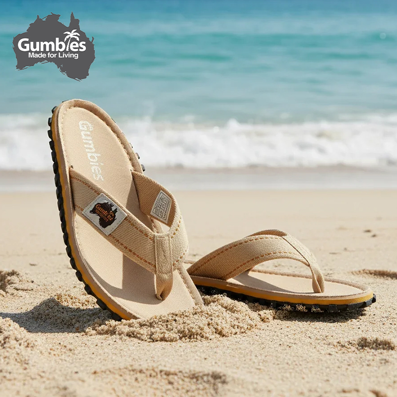 Men's Cotton Canvas Flip-Flops