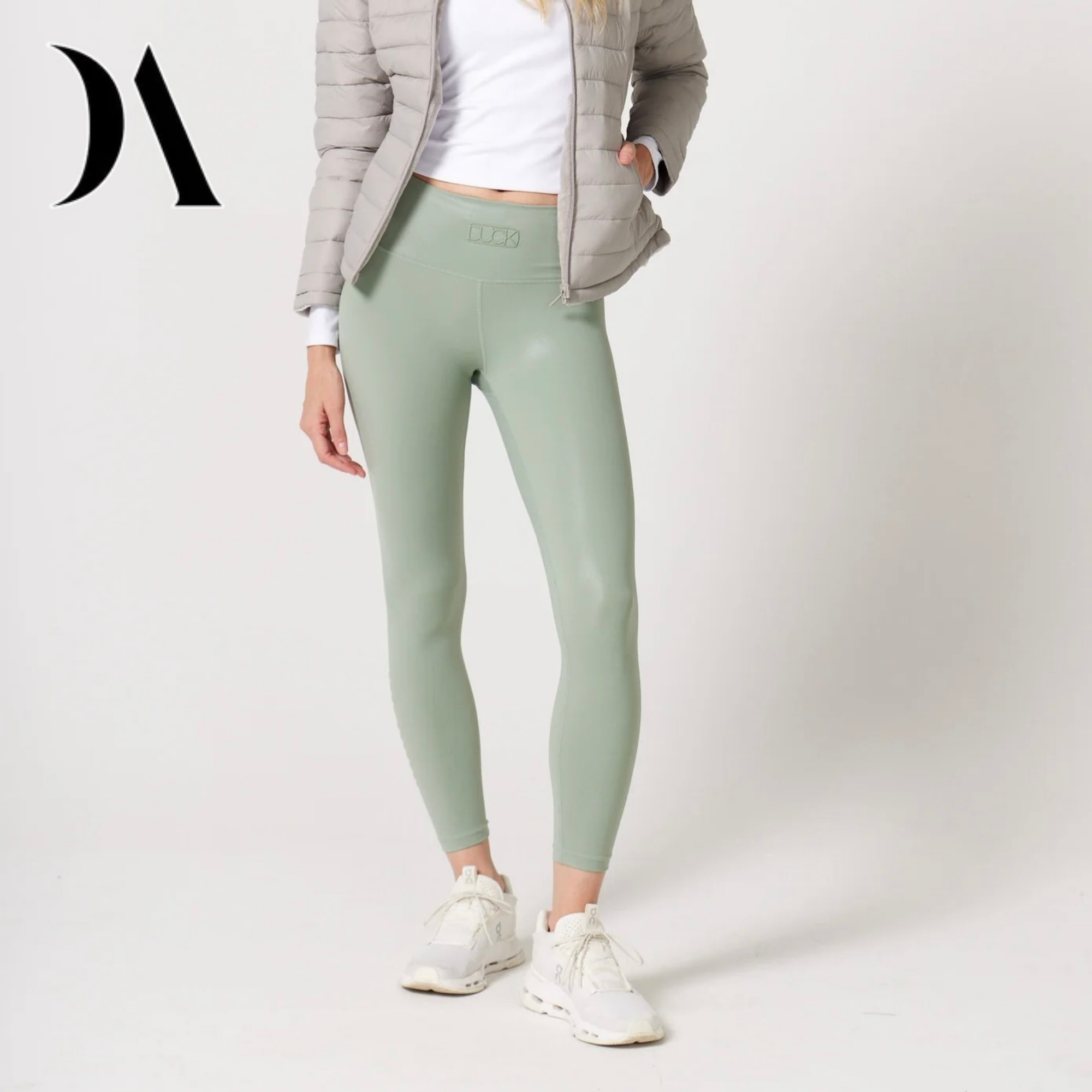 Ladies Mint Butter Glow Leggings