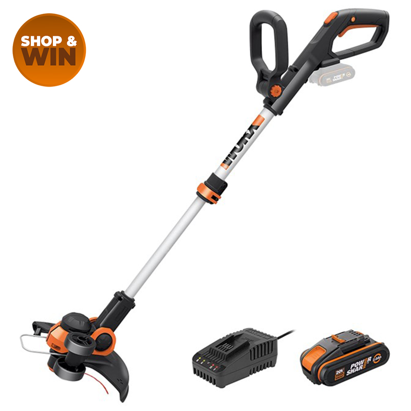 20V Grass Trimmer and Wall Mount