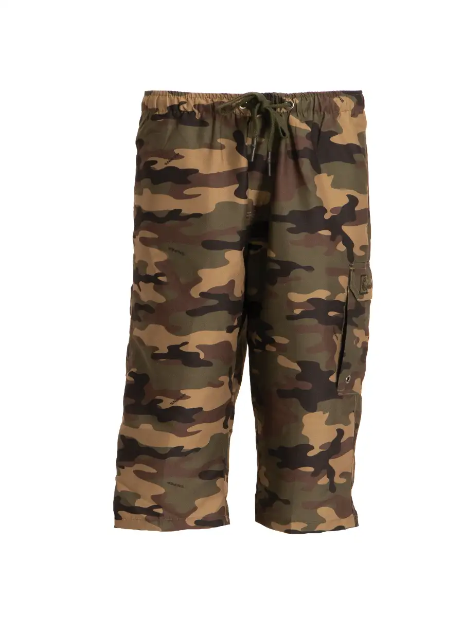 Men's 3/4 Woodlands Camo Swim Shorts